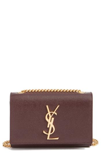 Saint Laurent Small Kate Chain Crossbody Bag - Red