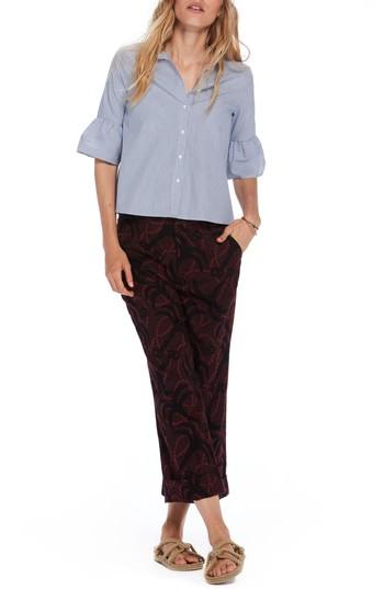 Women's Scotch & Soda Bell Sleeve Shirt - Blue