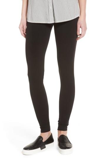 Women's Hue Pima Cotton Blend Leggings - Black