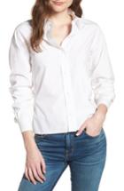 Women's Current/elliott The Des Tie Back Shirt - White