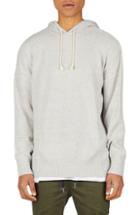 Men's Zanerobe Towel Knit Hooded Sweatshirt, Size - Grey