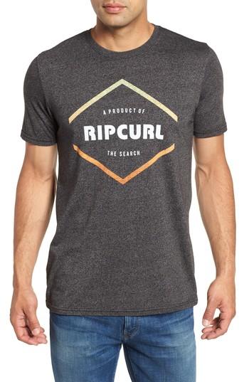 Men's Rip Curl Stamp Of Approval Graphic T-shirt - Black