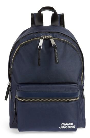 Marc Jacobs Large Trek Nylon Backpack - Blue