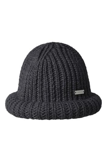 Women's Kangol Rolled Beanie - Black