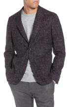 Men's 1901 Extra Trim Fit Wool Blend Soft Coat S - Burgundy