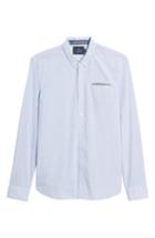 Men's Scotch & Soda Woven Stripe Shirt - White