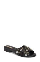Women's Kenneth Cole New York Verna Studded Slide Sandal M - Black