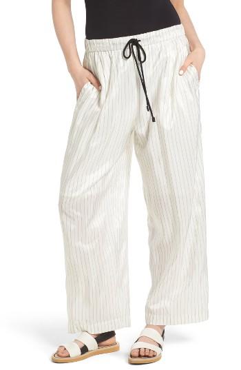 Women's J Koo Pinstripe Trousers