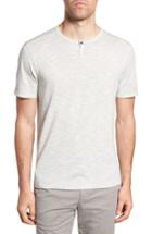 Men's Calibrate Trim Fit One-snap Henley - Grey