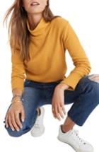 Women's Madewell Turtleneck Sweatshirt, Size - Ivory