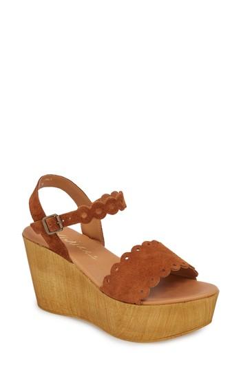 Women's Matisse Chrysler Platform Wedge Sandal M - Brown