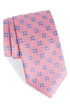 Men's Nordstrom Men's Shop Matteo Floral Silk Tie, Size X-long - Red