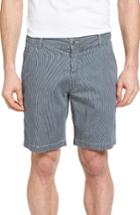 Men's Jeremiah Bryant Stripe Bleached Denim Shorts