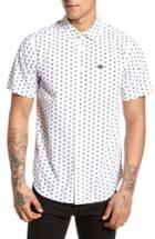 Men's Obey Brighton Short Sleeve Shirt - White