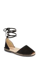 Women's Solillas Ankle Tie Sandal Us / 38eu - Black