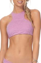 Women's Rip Curl Premium Surf High Neck Bikini Top - Purple