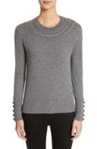 Women's Burberry Carapelle Cashmere Sweater - Grey