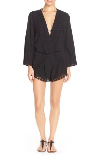Women's La Blanca 'costa Brava' Cover-up Romper - Black