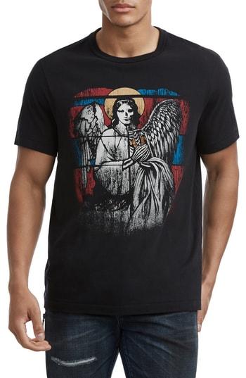 Men's True Religion Brand Jeans True Vices Graphic T-shirt - Black