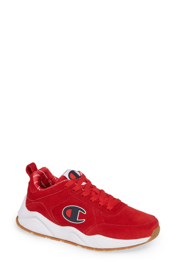 Women's Champion 93 Eighteen Sneaker .5 M - Red