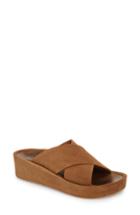 Women's Pedro Garcia Lucca Platform Slide Sandal Us / 40eu - Brown