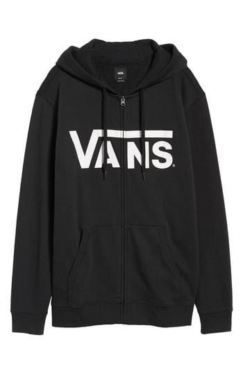 Men's Vans Classic Zip Hoodie - Black