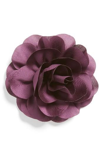 Cara Flower Ponytail Holder, Size - Purple