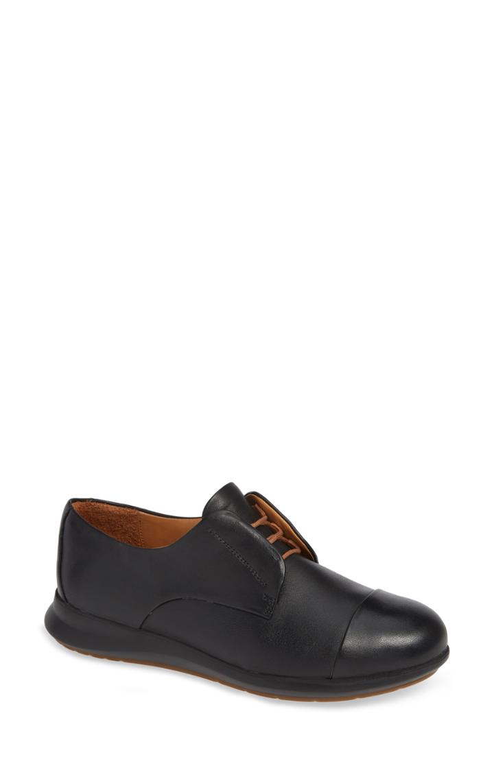 Women's Samuel Hubbard Freedom Now Cap Toe Oxford .5 M - Black