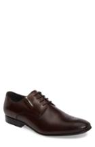 Men's Kenneth Cole New York Mixed Media Cap Toe Derby .5 M - Brown