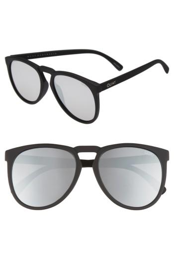 Men's Quay Australia Phd 56mm Sunglasses - Black/ Silver