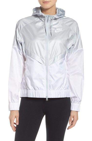 Women's Nike 'windrunner' Hooded Windbreaker - Black