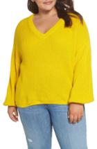 Women's Bp. V Neck Cotton Sweater
