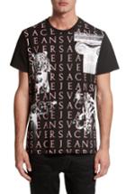 Men's Versace Jeans Print T-shirt - Black