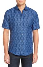 Men's Zachary Prell Mehmet Print Sport Shirt, Size - Blue