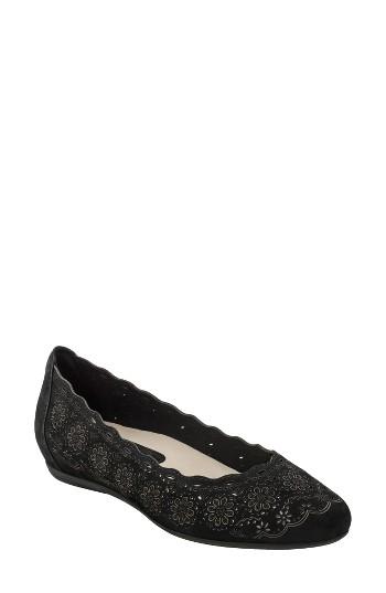 Women's Earthies Lindi Flat M - Black