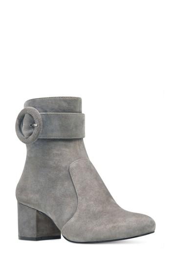 Women's Nine West Quilby Bootie M - Grey