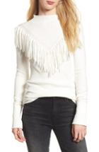 Women's Bishop + Young Fringe Sweater - Ivory