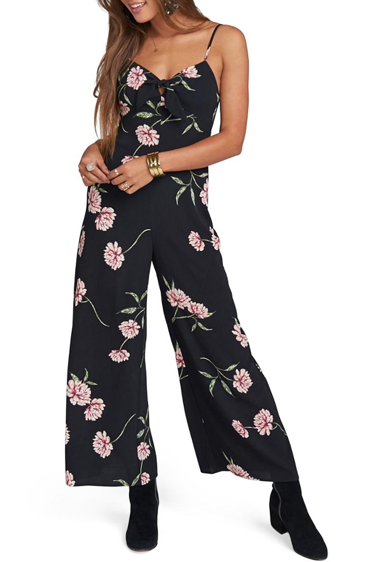 Women's Show Me Your Mumu Honeydew Floral Jumpsuit - Black