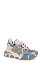 Women's Salvatore Ferragamo Cimbra Hologram Sneaker C - Grey