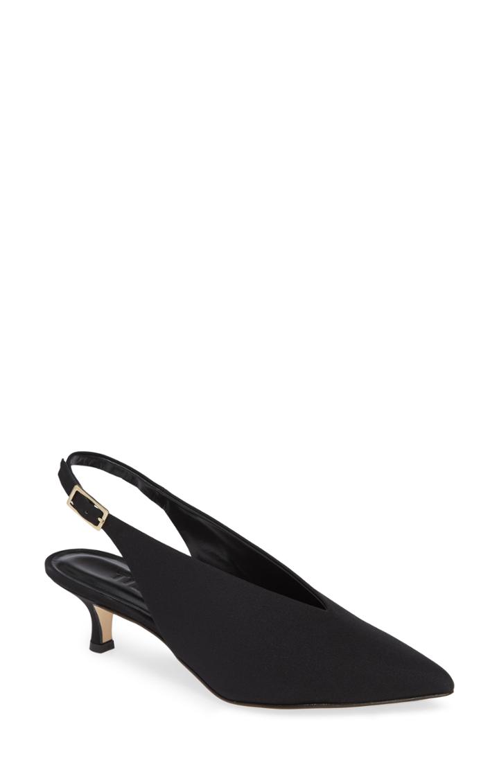 Women's Tibi Lia Slingback Pump .5us / 38.5eu - Black