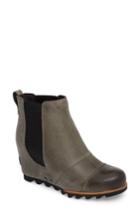 Women's Sorel Lea Waterproof Wedge Bootie M - Grey