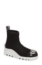 Women's Miu Miu Embellished Sock Boot .5us / 37.5eu - Black