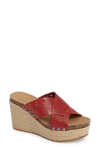 Women's Lucky Brand Neeka Espadrille Wedge Mule M - Pink