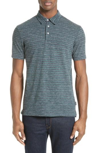 Men's Ps Paul Smith Slim Melange Stripe Polo