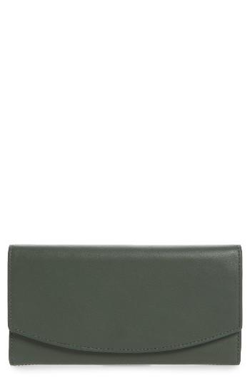 Women's Skagen Leather Wallet - Green
