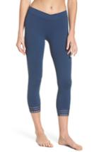 Women's Zella Cross The Line Crop Leggings, Size - Blue