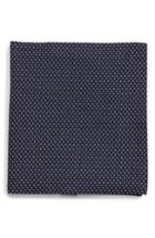 Men's Nordstrom Men's Shop Perfect Pocket Square, Size - Blue