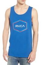 Men's Rvca Hexest Logo Graphic Tank - Blue