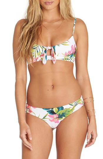 Women's Billabong Island Hop Tie Bikini Top - Ivory