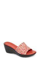 Women's Athena Alexander Sugar Wedge Slide Sandal M - Red